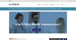 Desktop Screenshot of mbaadministrators.com
